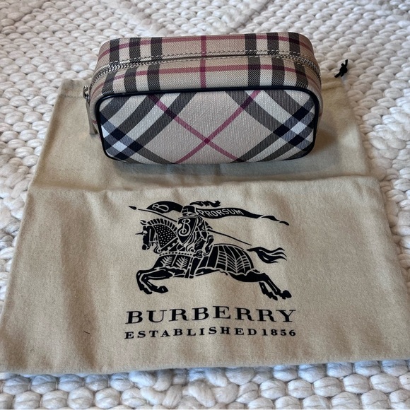 Burberry Handbags - Burberry Nova Check cosmetic bag and/or vanity case.